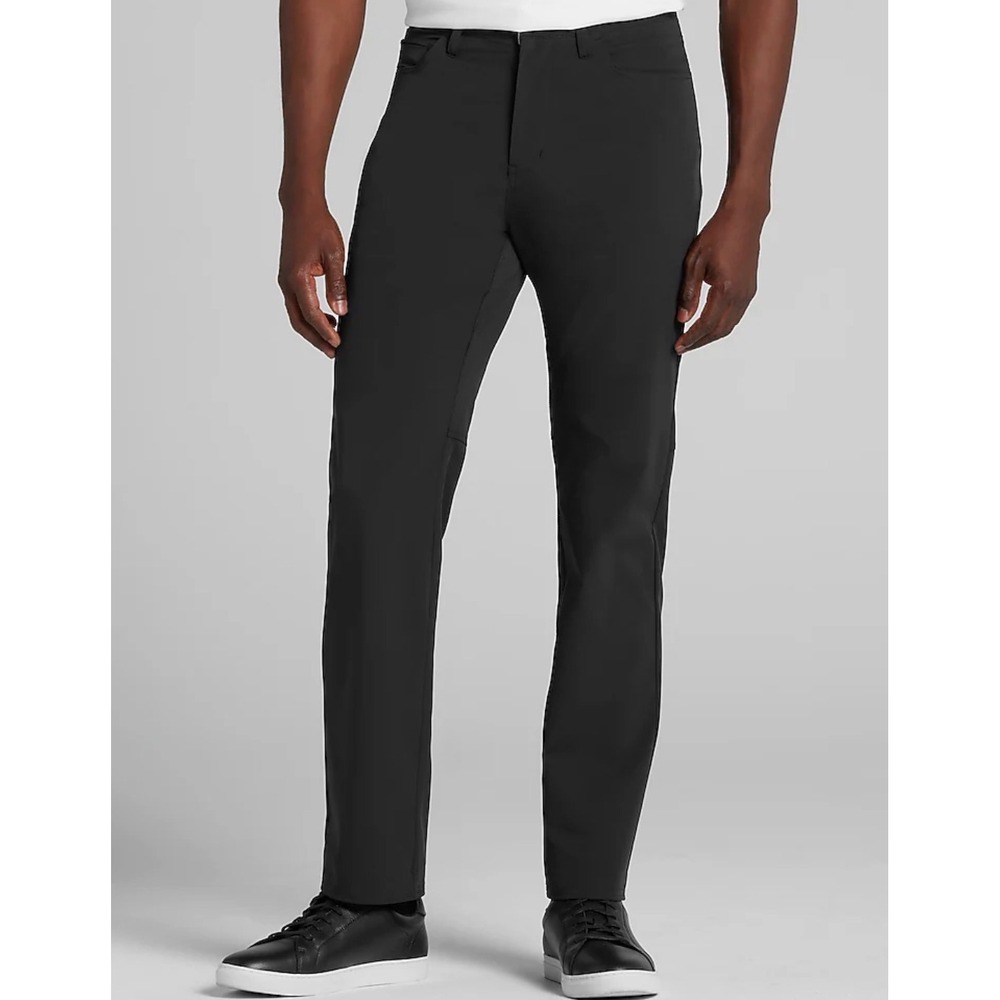 Awearness Kenneth Cole Chillflex Modern Fit 5-Pocket Pants Black – 34x32 – NWT